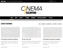 Tablet Screenshot of cinema-scene.com